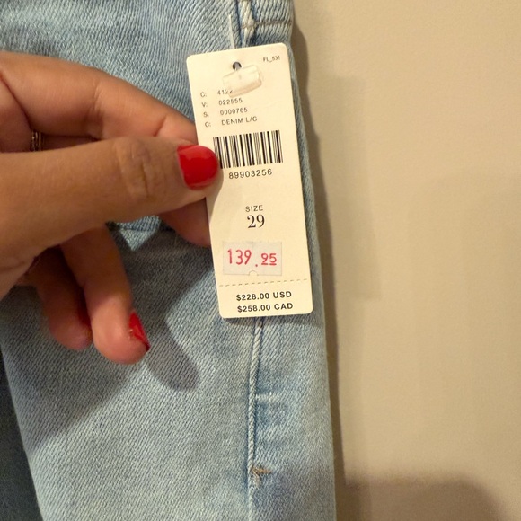 Citizens of Humanity Lyra Wide Leg Crop in marquee, size 29, NWT - Picture 10 of 16